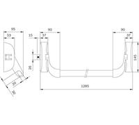 Serrure anti-panique Idea CAVERS ISEO - 1 point latéral - Blanc - 9411113444A