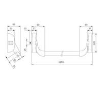 Serrure anti-panique Idea CAVERS ISEO - 1 point latéral - Blanc - 9411113444A
