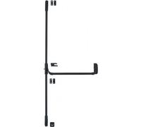 Serrure antipanique IDEA Barre 2/3 points à pênes haut, bas et latéral non coupe-feu - noir ISEO CITY