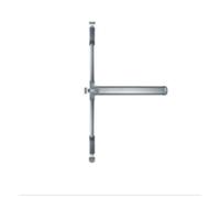 Serrure antipanique push bar - 3 points - réversible - Blanc FAPIM