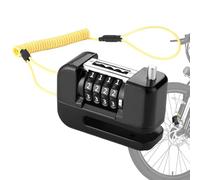 Serrure Antivol Frein Pour Vélo,Serrure à Combinaison Sécurisée à 4 Chiffres pour Vélo Électrique | Équipement Verrouillage Étanche Pour Motocyclettes Et Vélos