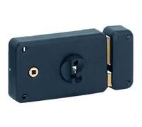 Serrure applique horizontale THIRARD - Fouillot - Cylindre européen - Droite - 140x88 -009666 Noir G