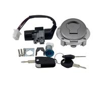 Serrure avec clé d'allumage Interrupteur D'allumage Couvercle Bouchon Réservoir Carburant Clé Verrouillage Siège Pour Guidon Pour Grom 125 AC 2017-2018