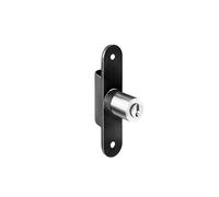 Serrure avec cylindre 20 US14 noir article 2177NE