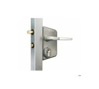 Serrure avec cylindre LOCINOX pour profil carré 30-40-50 mm - LCKX30