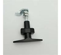 Serrure avec poignée en forme de T MS309 noire, serrures de portes télescopiques pour équipements, interrupteurs télescopiques, serrures pour armoires industrielles (sans clé)