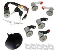 Serrure Barillet + Neiman + Bouchon de Réservoir + Clé de contact pour porte Avant Arrière Latérale pour MASTER 2 MOVANO INTERSTAR