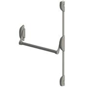 Serrure barre Anti Panique Cross Bar 2 Points lateraux DOM Metalux Couleur - Gris, Dimension - 1150 mm