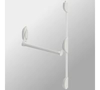 Serrure barre antipanique Cross Bar 2 Points Haut Bas DOM Metalux Couleur - Blanc, Dimension - 840 mm Blanc