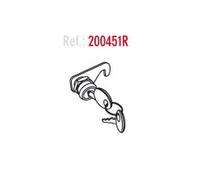 Shad Bombin de rechange 200451r pour coffre ATV 80 Argent