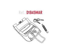 Shad Top-case SH45/SH40 Fermeture Noir