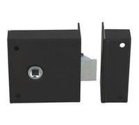 Serrure bec de canne de carré 70mm - JPM - 158000-01-0Y Noir G