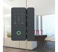 Serrure biométrique, code et badge connectée pour baie vitrée locky-8-type b