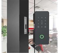 Serrure biométrique, code et badge connectée pour baie vitrée locky-8-type d