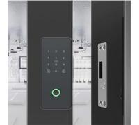 Serrure biométrique, code et badge connectée pour baie vitrée locky-8-type g ou h