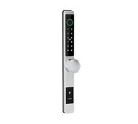 Serrure Biométrique Étanche À Empreintes Digitales, TTLOCK, Application Bluetooth, Carte RFID, Mot De Passe, Clé Électronique Coulissante Extérieure, Serrure De Porte Intelligente(3585-2,Silvery)