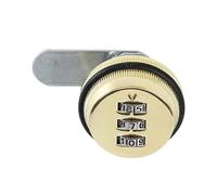 serrure boite aux lettres Serrure à mot de passe for boîte aux lettres blanche, serrure languette, trois chiffres, cadran, mécanique, alliage zinc(Gold)