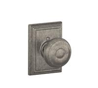 Serrure bouton g orgien avec garniture Addison de Schlage Lock Company, serrure non rotative, nickel vieilli F170 GEO 621 ADD