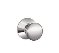 Serrure bouton non tournante SCHLAGE Plymouth, chrome brillant (F170 PLY 625)
