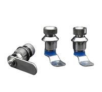 Serrure circulaire à bouton MS403-A for coffret de distribution électrique | Boîtier de signalisation rotatif for armoire électrique, 1 pièce(Zinc Alloy Flat)