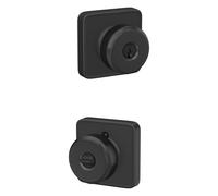 Serrure cl Schlage F51A BWE 622 LFL Bowery avec garniture Laflin, noir mat