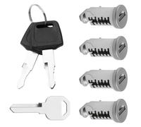 Serrure Coffre de Toit pour Thule, Barres de Toit 4* Cylindres de Serrure, 3*Clé Serrure de Chargement de Toit Porte-Ski Barres Transversales Tours Porte-Kaya