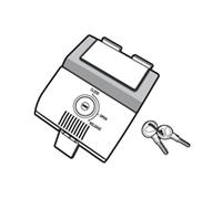 SHAD D1B482MAR SH48 Lock System Grey Titanium Noir