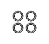 Serrure Compatible Avec Benz Pour C GLC Classe W205 C180 C200 C300 Voiture En Fiber De Carbone Serrure De Porte Anneau Décoratif Revêtement D'habillage Autocollant