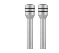 Serrure Compatible Avec VW Pour Bora Pour Passat B6 B5 B7 2 Pièces Accessoires De Voiture Boutons De Verrouillage De Porte Boulon De Verrouillage De Porte Bouton De Broche Bâton(Silver)