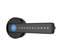 Serrure Connectée Biométrique Empreinte Digitale Cylindre Intelligent pour rfid APP pour Porte Maison 30-60mm(Black)