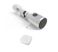 Serrure Connectée, Cylindre De Serrure Intellinte De Porte De Maison Européenne, Avec Carte IC Numérique Tuya , Clés À Empreintes Digitales, Déverrouilla Des Serrures Électroniques À Noyau Réglable ,S