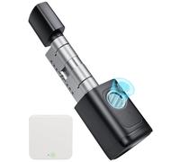 Serrure Connectée+Passerelle 60mm-90mm Smart Lock avec Empreinte Digitale | serrure connectée extérieur: contrôle via app, accès par carte et réglage flexible; accès simple pour proches et invités.
