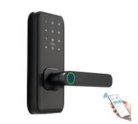 Serrure Connectée, Serrure à pêne Dormant de Carte RFID de Mot de Passe d'empreinte Digitale de télécommande Intelligente