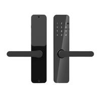 Serrure Connectée, Serrure de porte intelligente, contrôle par application, serrure de porte numérique avec poignée, serrure à clavier, serrure de porte électronique for maison, hôtel, location(Latch)