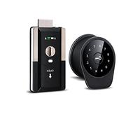 Serrure connectée,Smart Lock Serrure de Porte Intelligente électronique Automatique Code de Verrouillage d'empreintes digitales biométrique Serrure de Porte sans clé RIFD avec TTlock(No Fingerprint)