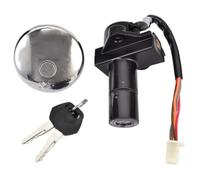 Serrure Contact Moto Compatible Avec Suzuki Pour GN250 GN 250 1985-2001 Moto Interrupteur D'allumage Bouchon De Carburant Pour Kit Clé Verrouillage Siège