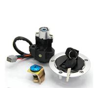 Serrure Contact Moto Compatible Avec Suzuki Pour GSF650S Pour Bandit S 2005-2012 Pour DL1000 Pour V-Strom 2014-2016 Clé Moto Kit Bouchon Réservoir Contacteur D'allumage