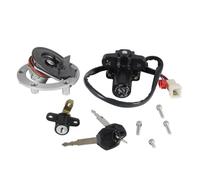 Serrure Contact Moto Compatible Avec Yamaha Pour FZ6 Pour FZ6R Pour FZ6N Pour FZ6S 2004-2015 Moto Clé Poignée Carburant Bouchon Réservoir Selle Kit Verrouillage