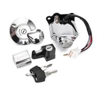 Serrure Contacteur D'allumage Serrure Moto Couvercle Réservoir Clé Verrouillage Siège Pour Shadow 400 Pour Steed 400 VT600 VT250 Pour Magna 250 VT600 Bobine d'allumage
