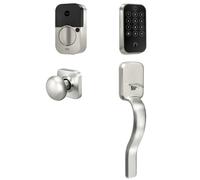 Serrure cran tactile Yale Assure Lock 2 avec Wi-Fi et poign e Ridgefield en nickel satin