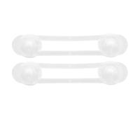 Serrure D’armoire Bébé Flexible Transparente Anti-pincement 2 Pièces | Plastique Souple, pour Réfrigérateur et Meubles, Sécurité Garçon et Filles, Protège les Doigts, Lot de Deux