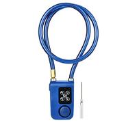 Serrure d'alarme Intelligente antivol à chaîne 110 DB Serrure à Combinaison de sécurité avec Alarme de Vibration, Alarme de Coupure et Protection par Mot de Passe pour Portes de