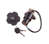 Serrure D'allumage Compatible Avec Yamaha Pour XT600 1990-1995 Pour TW200 2003-2017 Pour DT200 Pour DT200R 1991-1994 e Verrouillage Pour Bouchon De Réservoir De Moto, 4 Broches