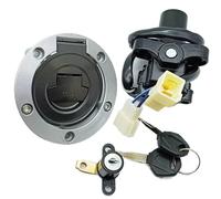 Serrure D'allumage Moto Compatible Avec Yamaha Pour XVS1300A Pour V-Star 2007-2009 2011-2015 Kit Verrouillage Du Contacteur D'allumage Et Bouchon Réservoir Carburant Avec Clé