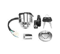 Serrure D'Allumage Moto Jeu Clés Bouchon Gaz Carburant Commutateur D'allumage Moto Pour Shadow Pour Vlx Pour VT 400 600 750