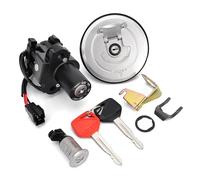 Serrure D'Allumage Moto pour CB250F CB 250 F CB300F CB 300F 35010-K33-700 Interrupteur D'allumage Bouchon Réservoir Carburant Ensemble Clés Verrouillage Siège