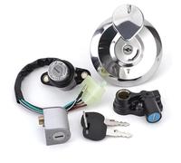 Serrure d'Allumage Moto Pour CBT125に適合する燃料ガスキャップイグニッションスイッチに適合するシートロックキーキット