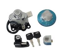 Serrure d'Allumage Moto Pour Shadow Pour VLX 600 Pour VT600 Pour VT400/750 Pour Steed Pour VLX 400 91-13 Interrupteur D'allumage Couvercle Réservoir D'essence Jeu Serrure Démarreur Moto