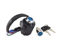 Serrure D'Allumage Moto pour Sportster XL 883 1200 1995-2003 Serrure De Contacteur D'allumage De Moto avec 2 Clés Commutateur D'Allumage