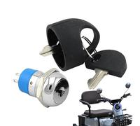 Serrure d'allumage pour trottinette électrique, jeu de clés scooter - Serrure sûre en de zinc pour transport urbain